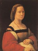 RAFFAELLO Sanzio Portrait of woman oil on canvas